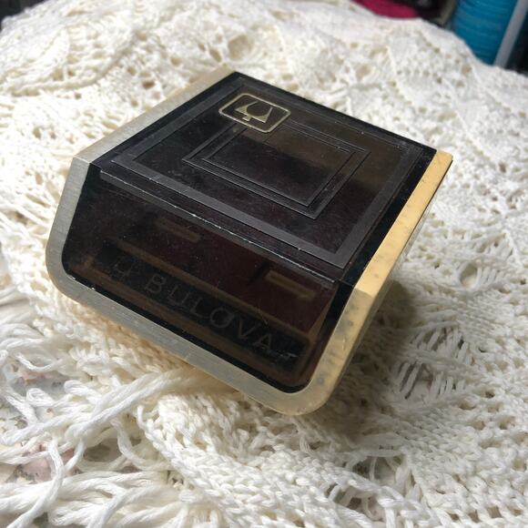 Vintage Bulova Original Plastic Watch Display Storage Box Case - Picture 3 of 15